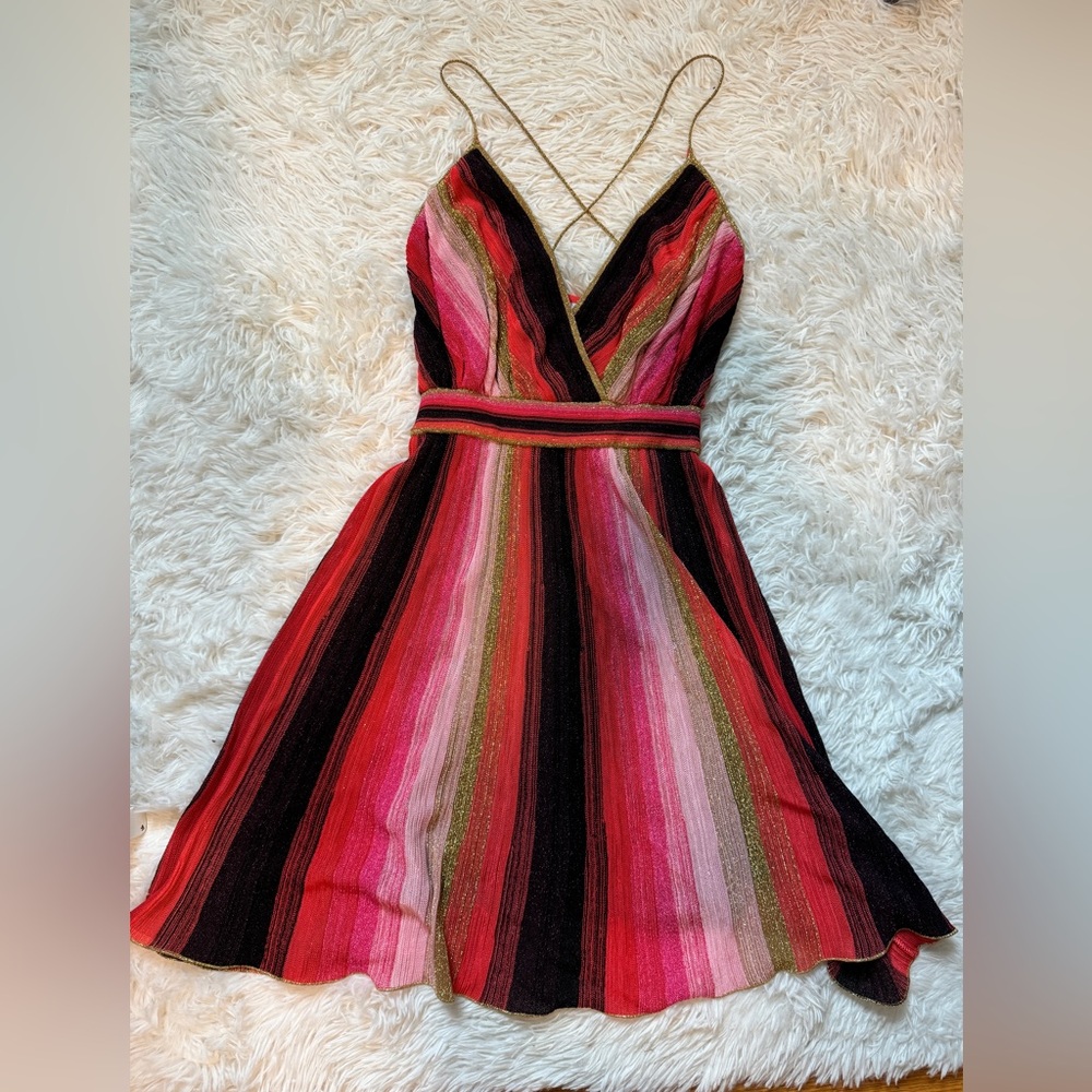 MISSONI Italian Pleaded Knit Dress